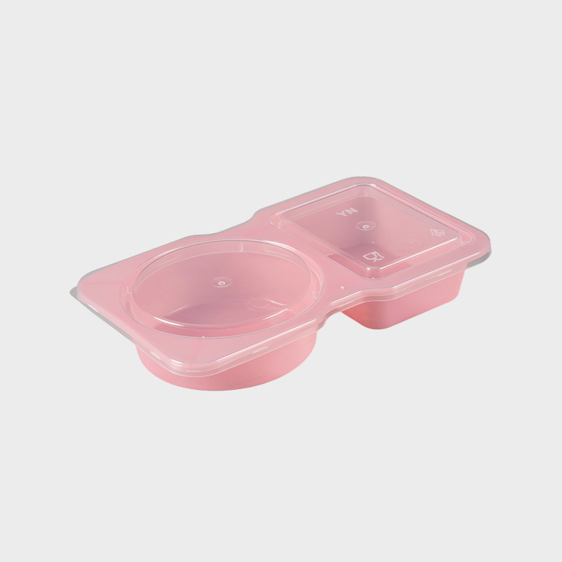 Läcksäker transparent plastmatlåda PFB073