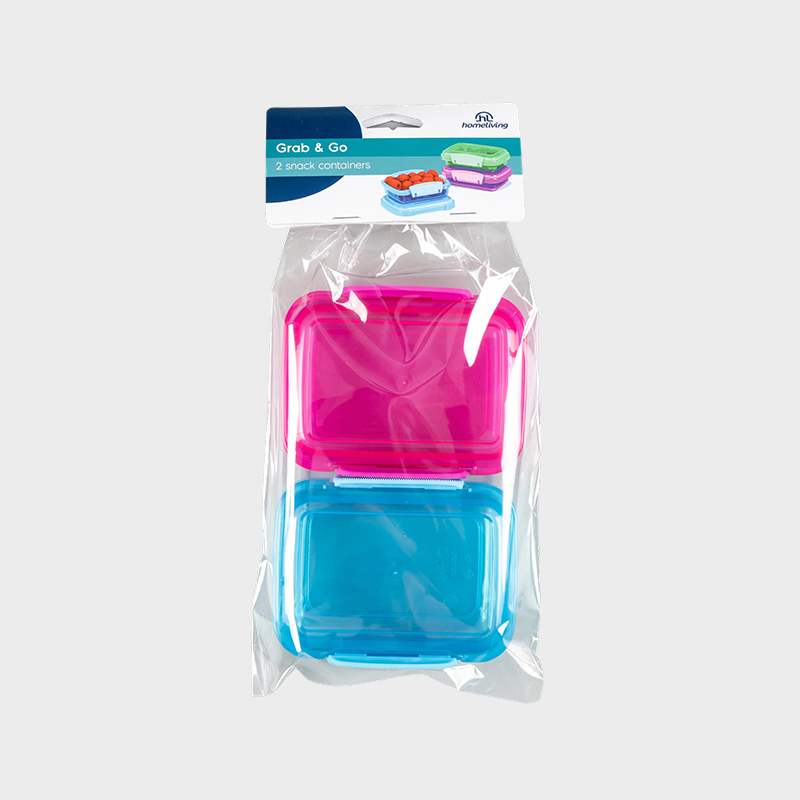 Rund lockad plast snabbmatslåda PFB004