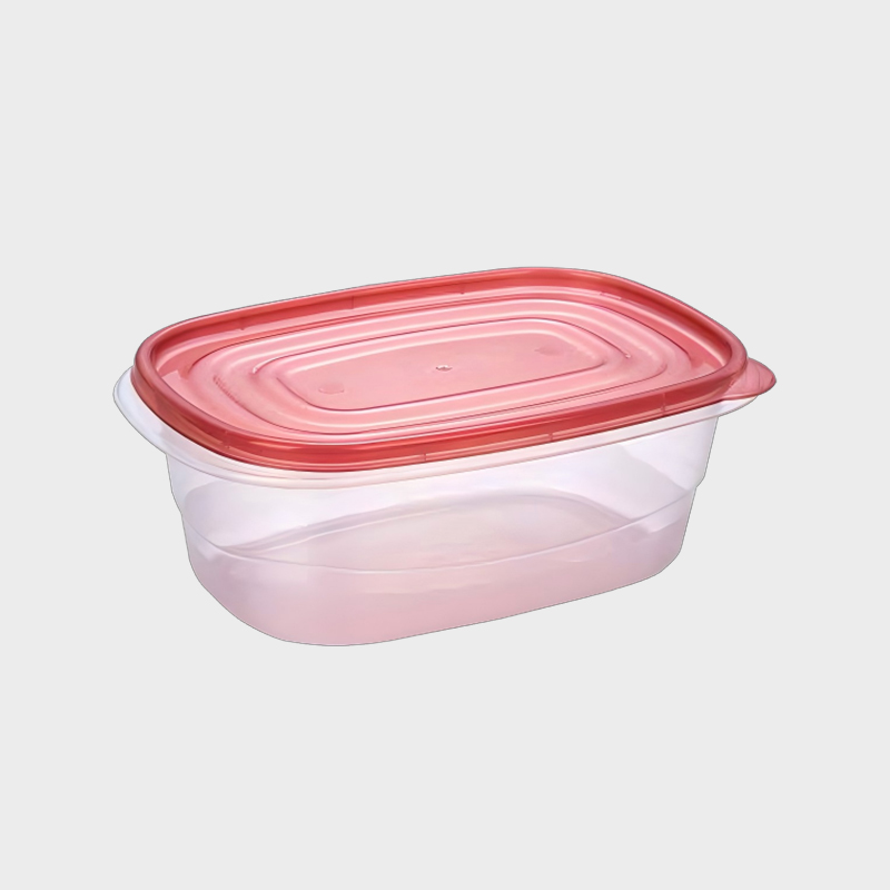PFB012 1900 ml rundad-rektangulär standard PP-matförvaringsbehållare